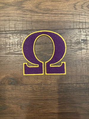 5 inch OPP OMEGA CHENILLE  PATCH
