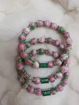 1908® PINK/Green Bracelet