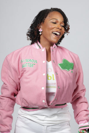 IT'S A SERIOUS MATTER  VARSITY JACKET