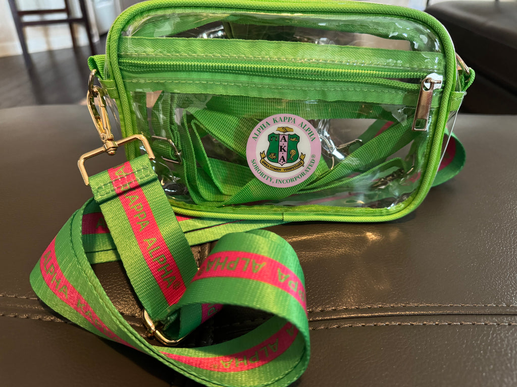 AKA GREEN CLEAR STADIUM PURSE