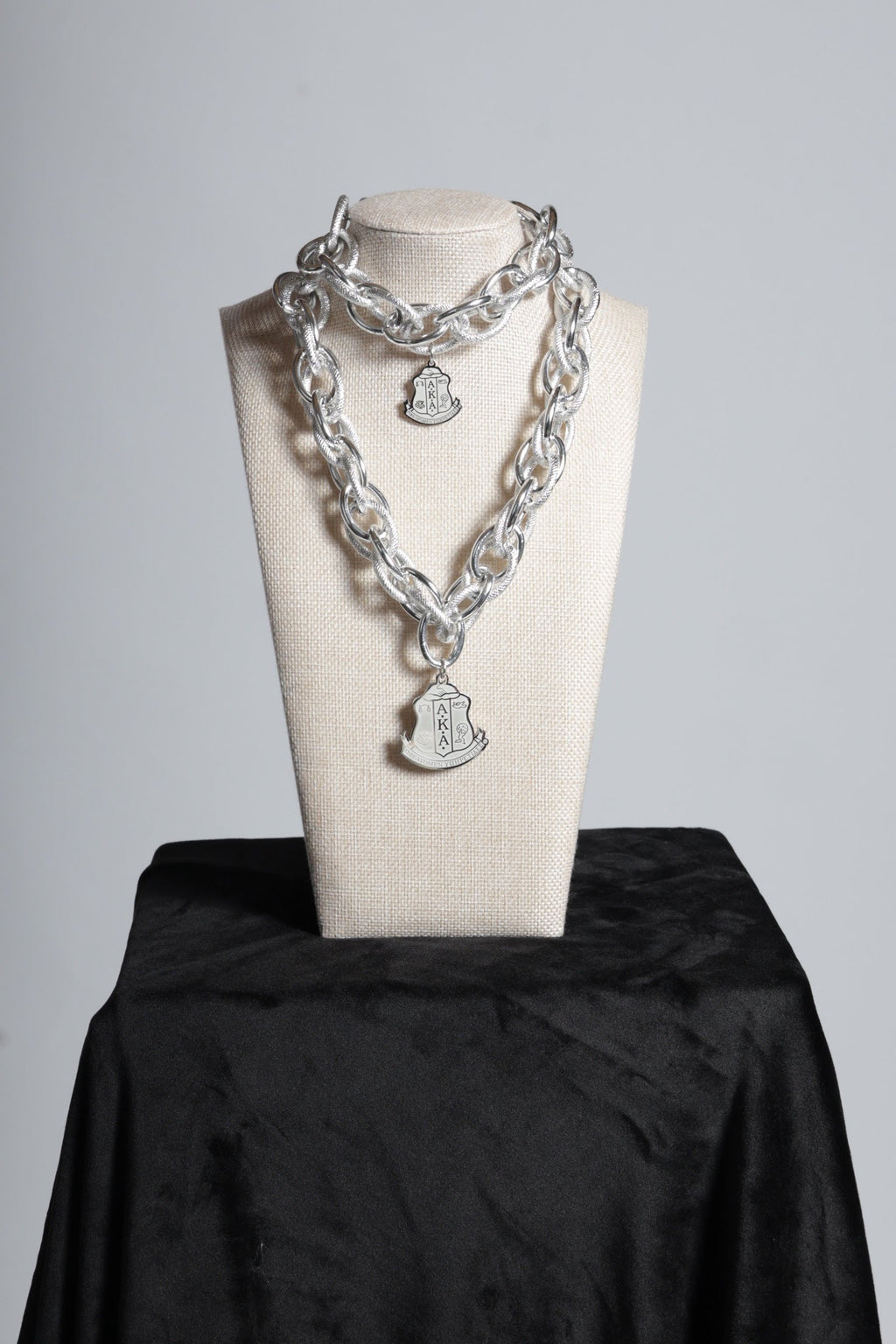 AKA® SILVER Stainless Steel NECKLACE OR BRACELET