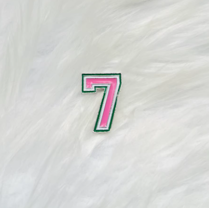Pink and Green #7 LAPEL PINS PRE-ORDER – Passionate Pebbles' LLC