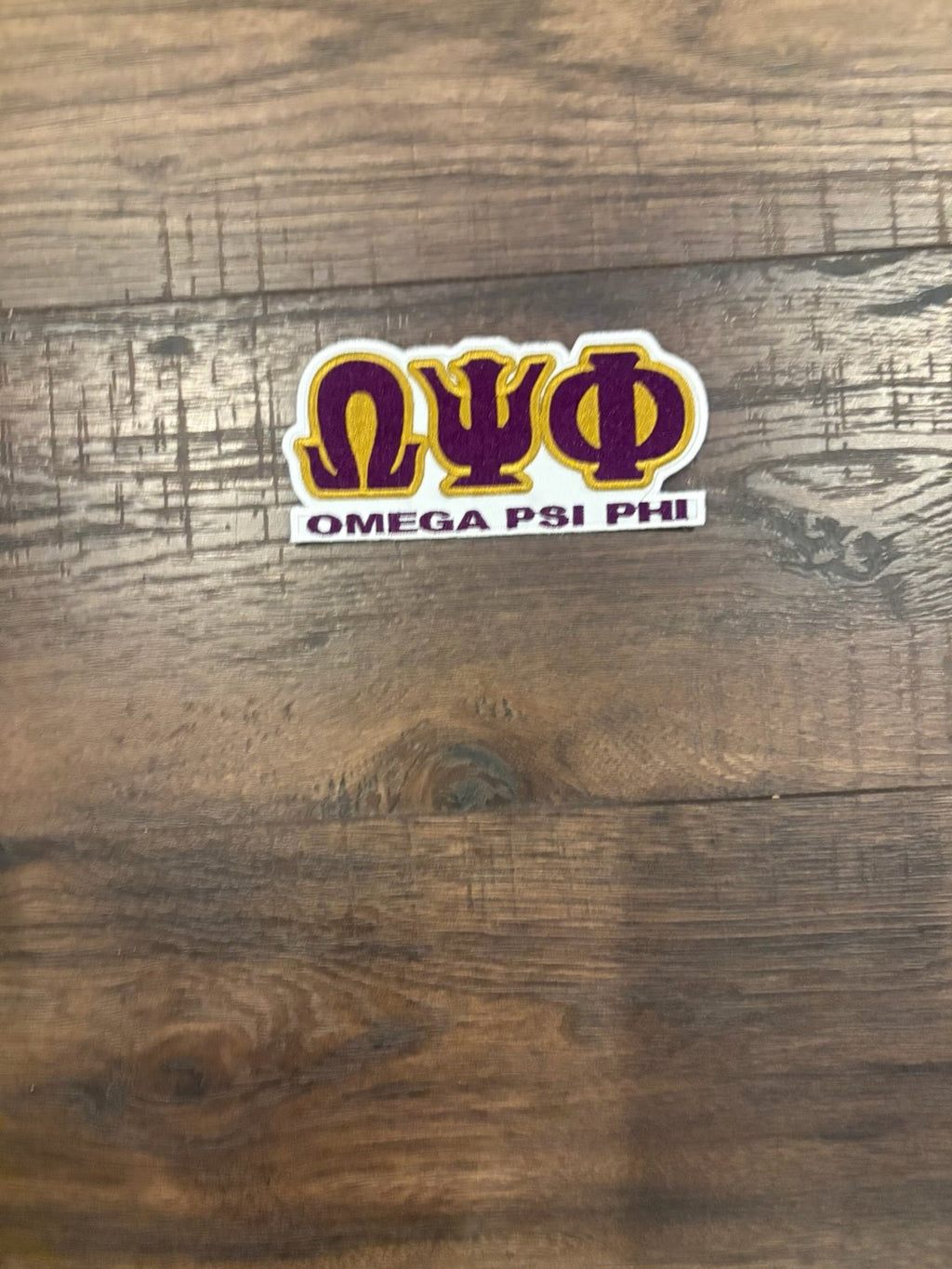 3 inch OPP OMEGA TWILL LETTER PATCH