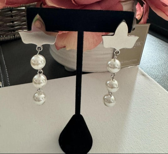 PEARL IVY VINE EARRINGS