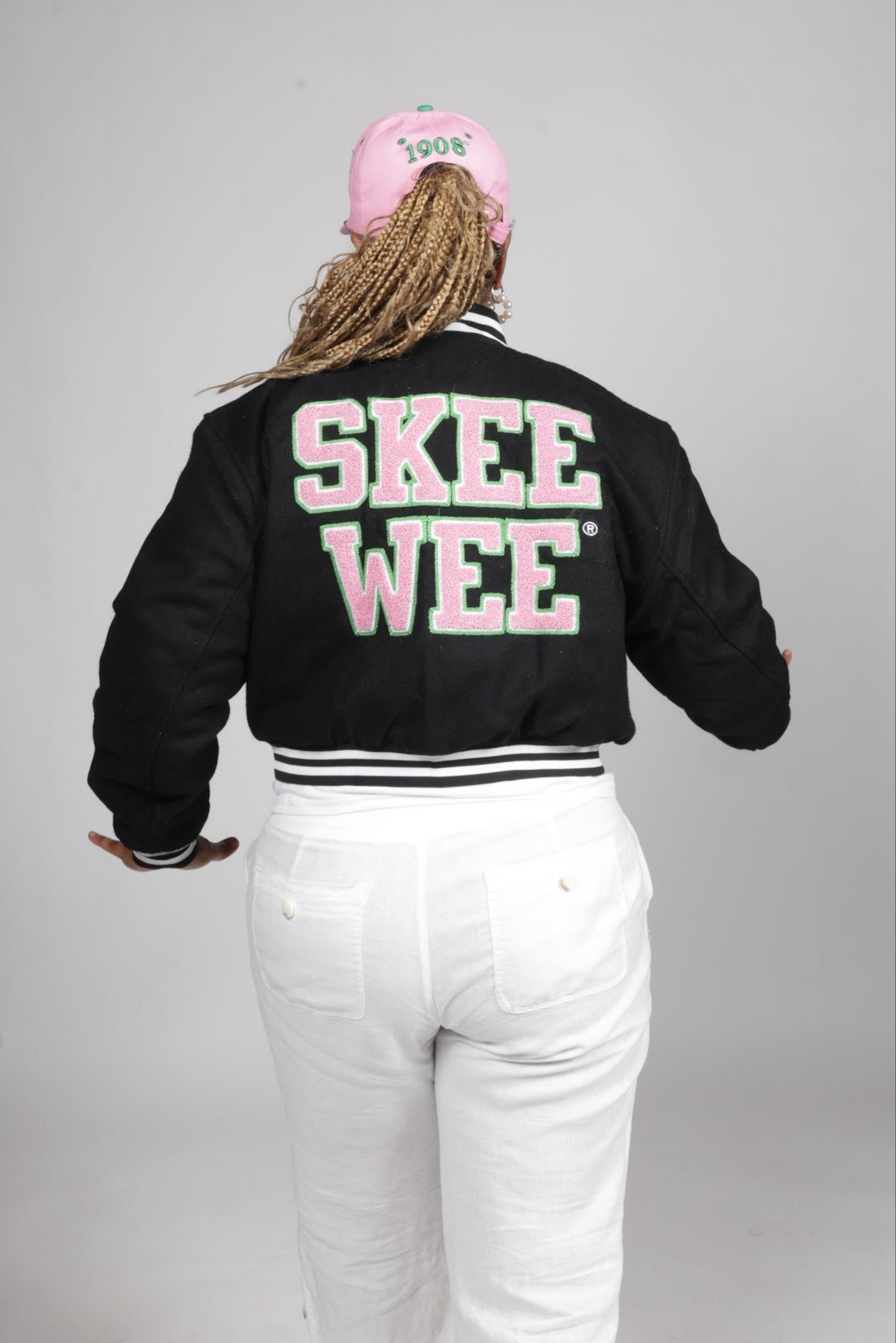 AKA® Varsity Jacket Black