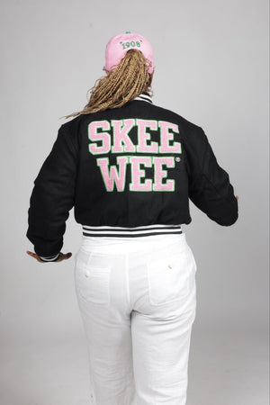 AKA® Varsity Jacket Black