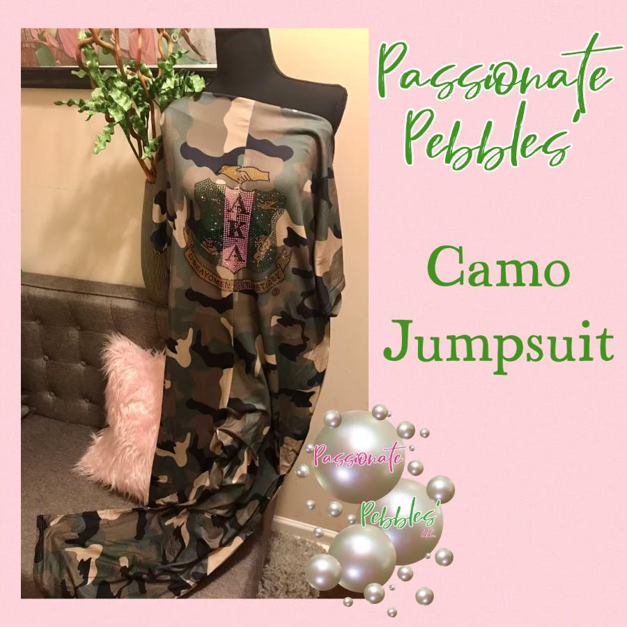 CAMO WIDE LEG JUMPSUIT