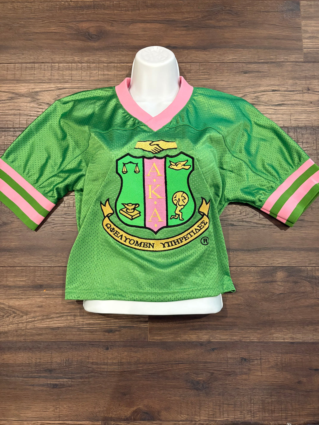 CHELSEA GREEN CROP JERSEY