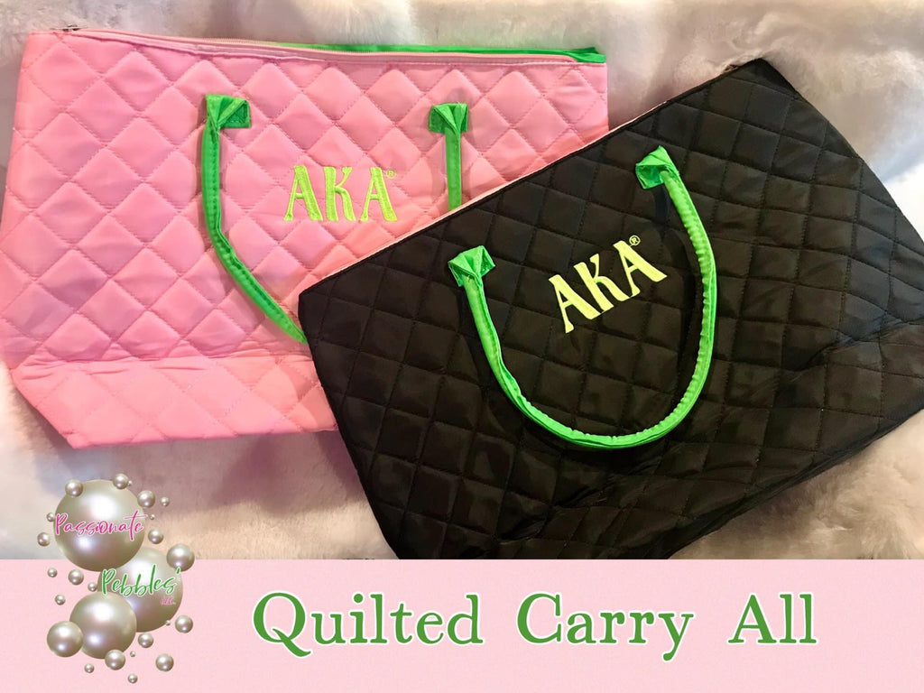 AKA Quilted Carry All Bag