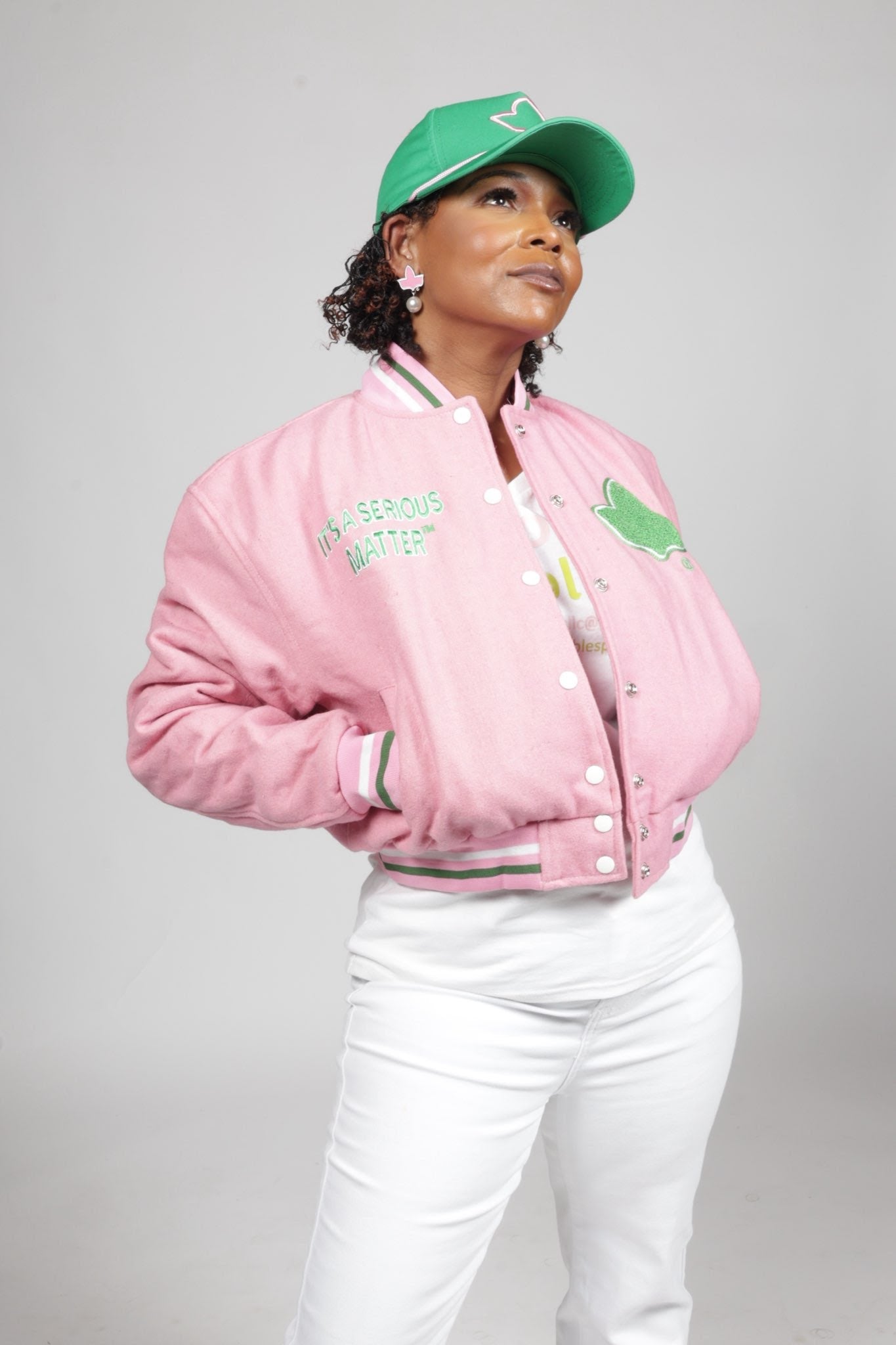IT'S A SERIOUS MATTER  VARSITY JACKET