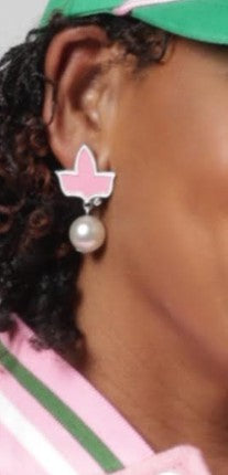OH SO PRETTY PINK IVY®   PEARL EARRINGS