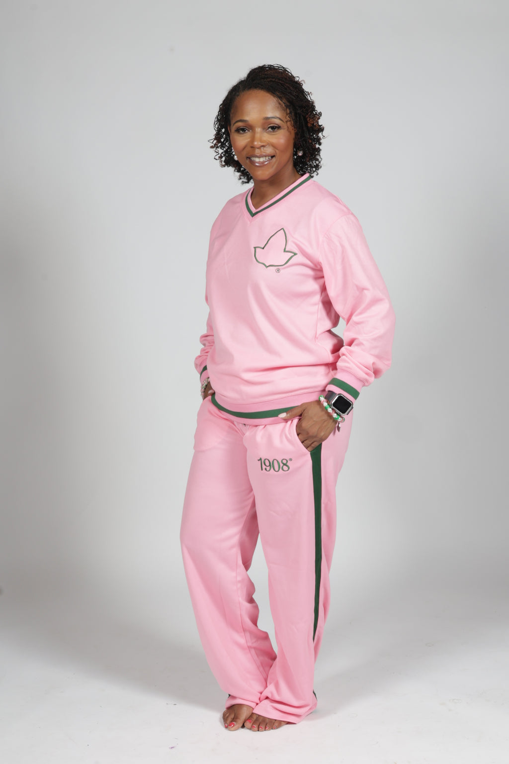 PEBBLES' PINK TRACK  PANTS