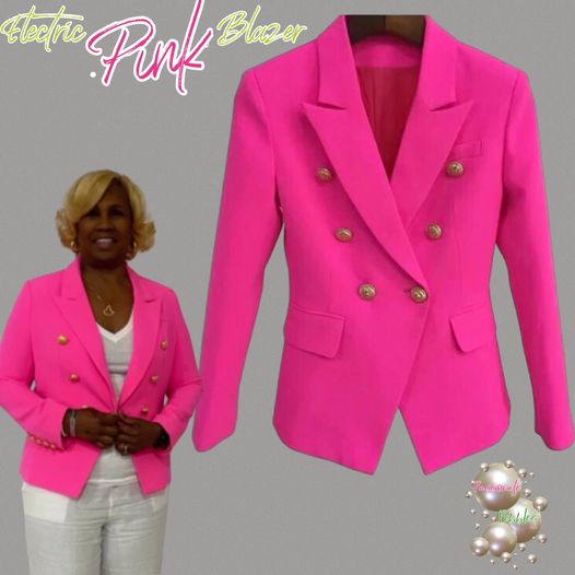 ELECTRIC PINK BLAZER