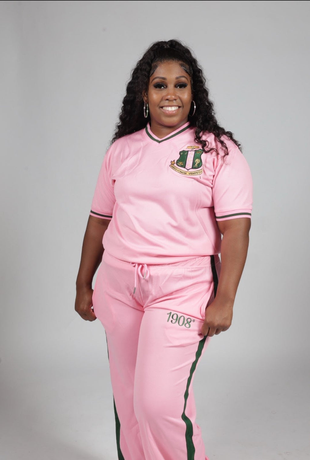 PEBBLES' PINK TRACKSUIT PANTS