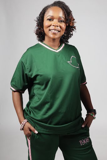 PEBBLES' GREEN TRACKSUIT TOPS