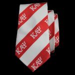 Kappa KAP Imitation Silk Neck Tie – Red/White