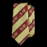 Kappa KAP Imitation Silk Neck Tie – Crimson/Cream