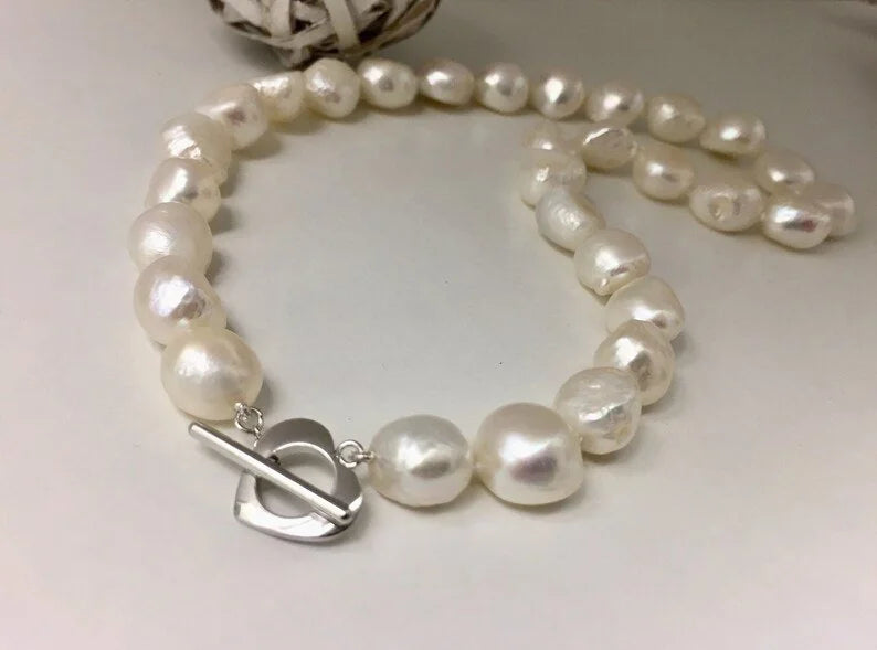 AKA Freshwater Pearl Toggle Clasp Bracelet